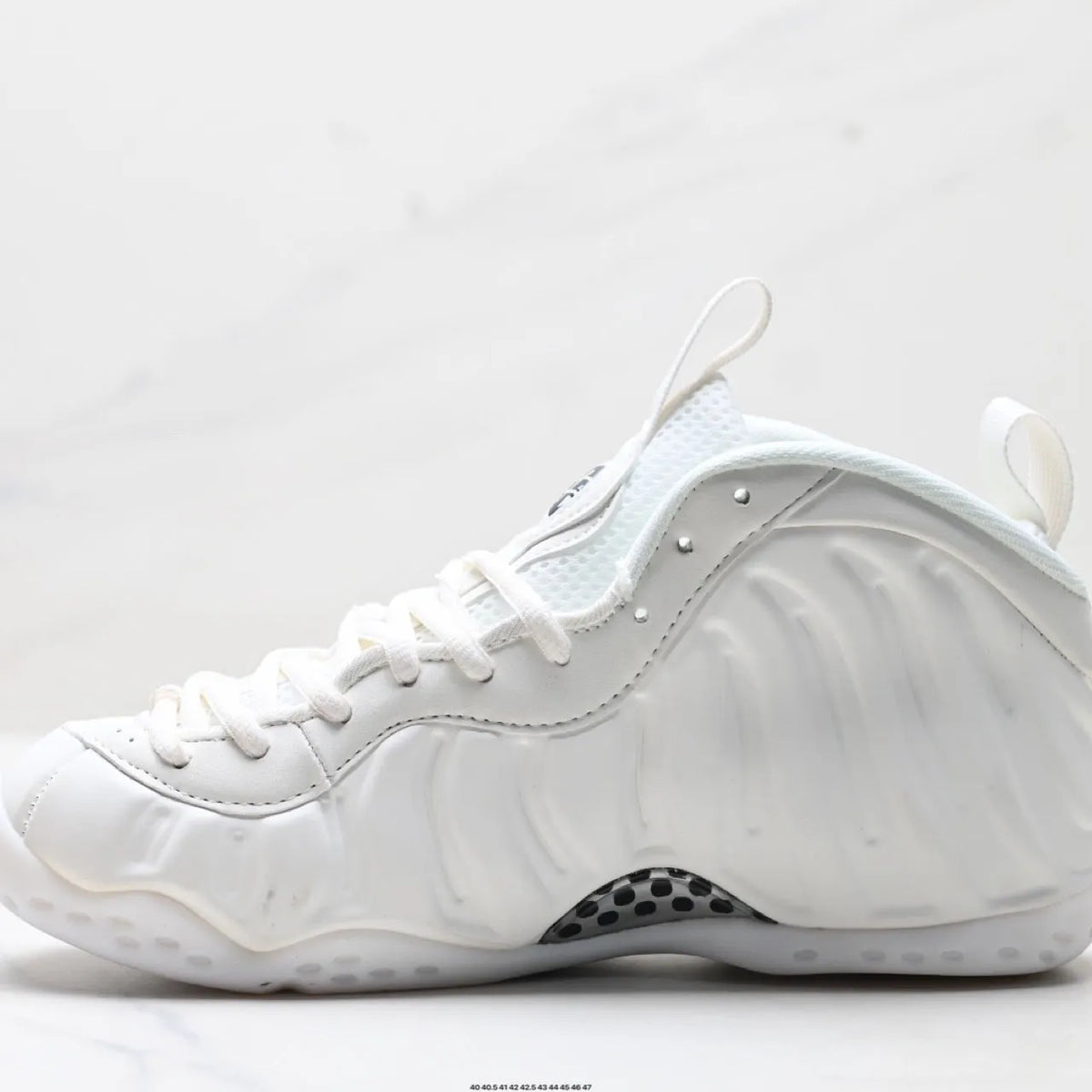 Air Foamposite One Triple White Shoes Sneakers – nk0004427 image 3