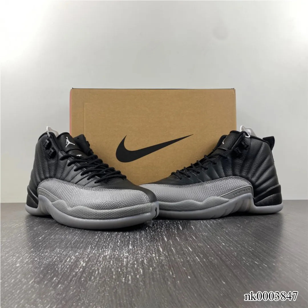 AJ 12 Black/Wolf Grey Shoes Sneakers - nk0003847 image 10