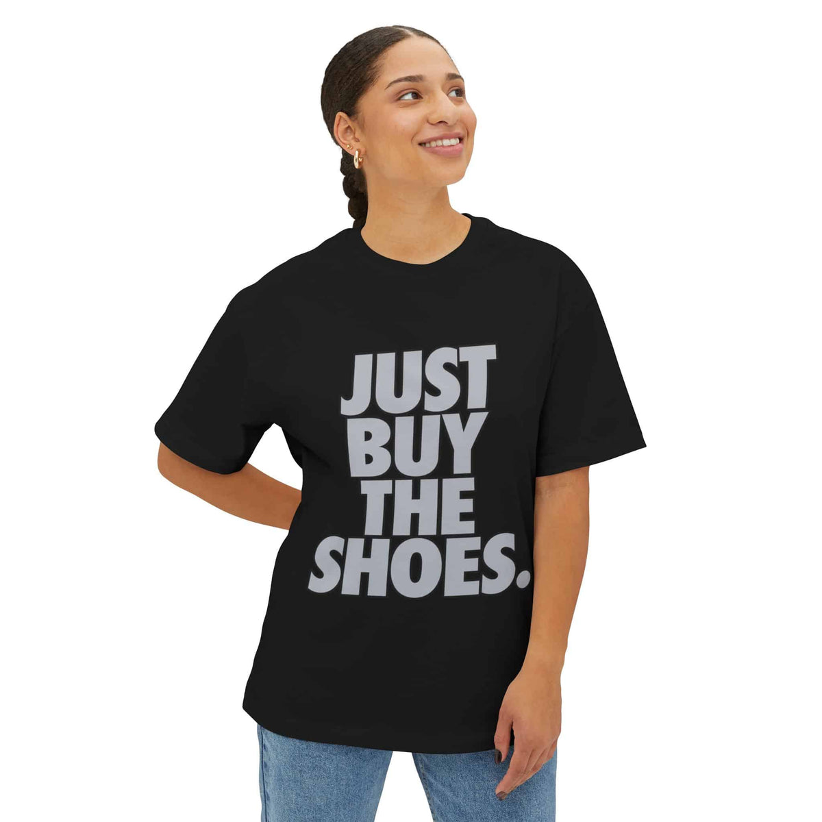 Graphic Print Unisex Oversized Boxy Tee – POD0033 image 3
