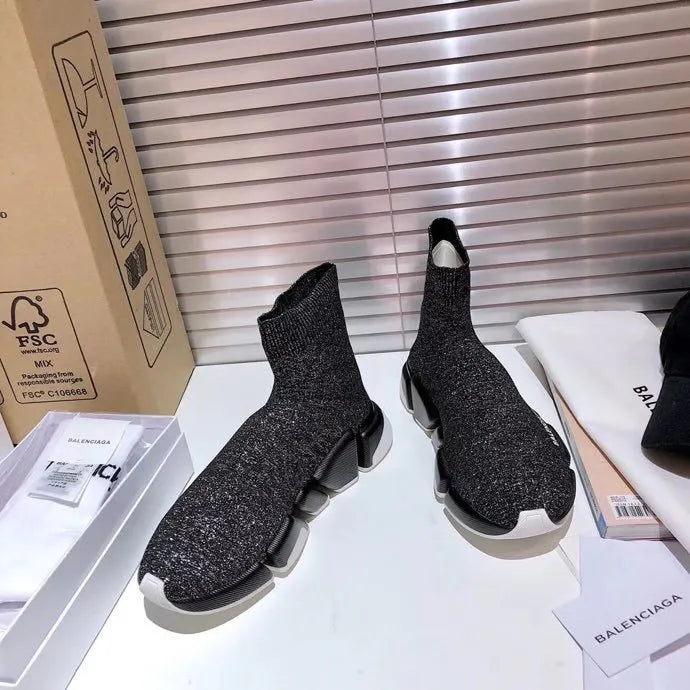 BLCG Speed 2.0 Recycled Knit Grey White Black Shoes Sneakers – bl0000011 image 6