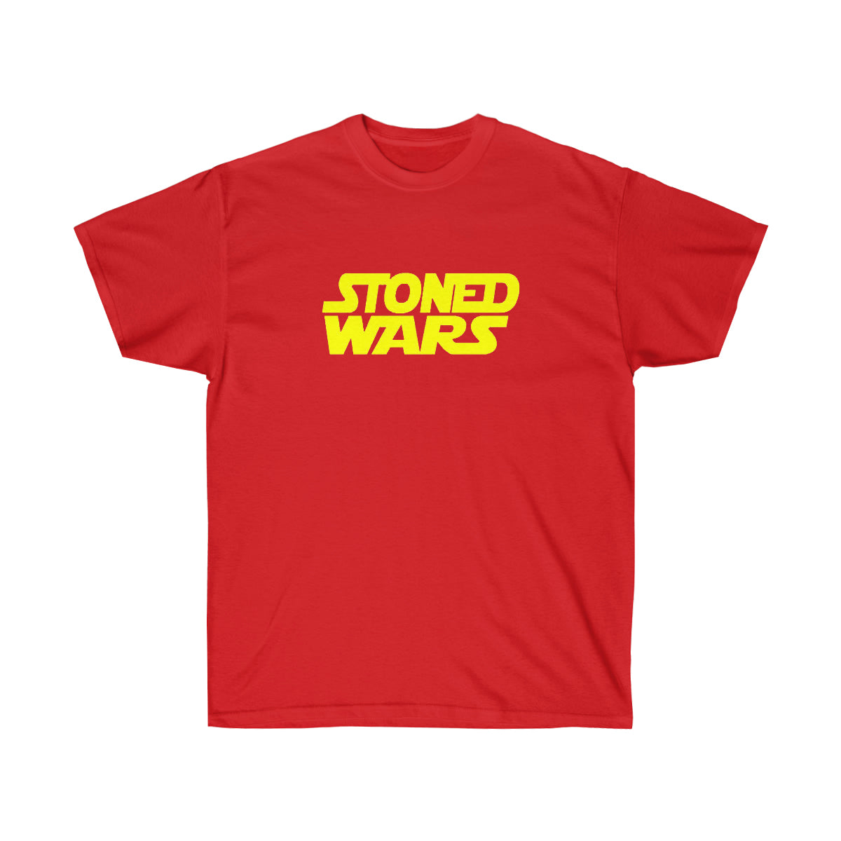 Stoned Yellow Wars Men T-Shirt - Red, S image