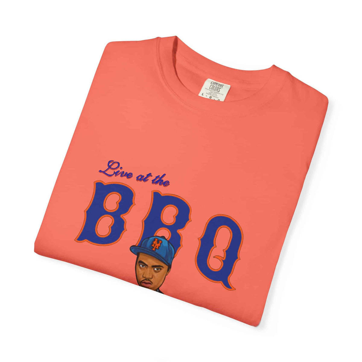 Rap Nas Live At The BBQ Unisex Garment-Dyed T-shirt image 14