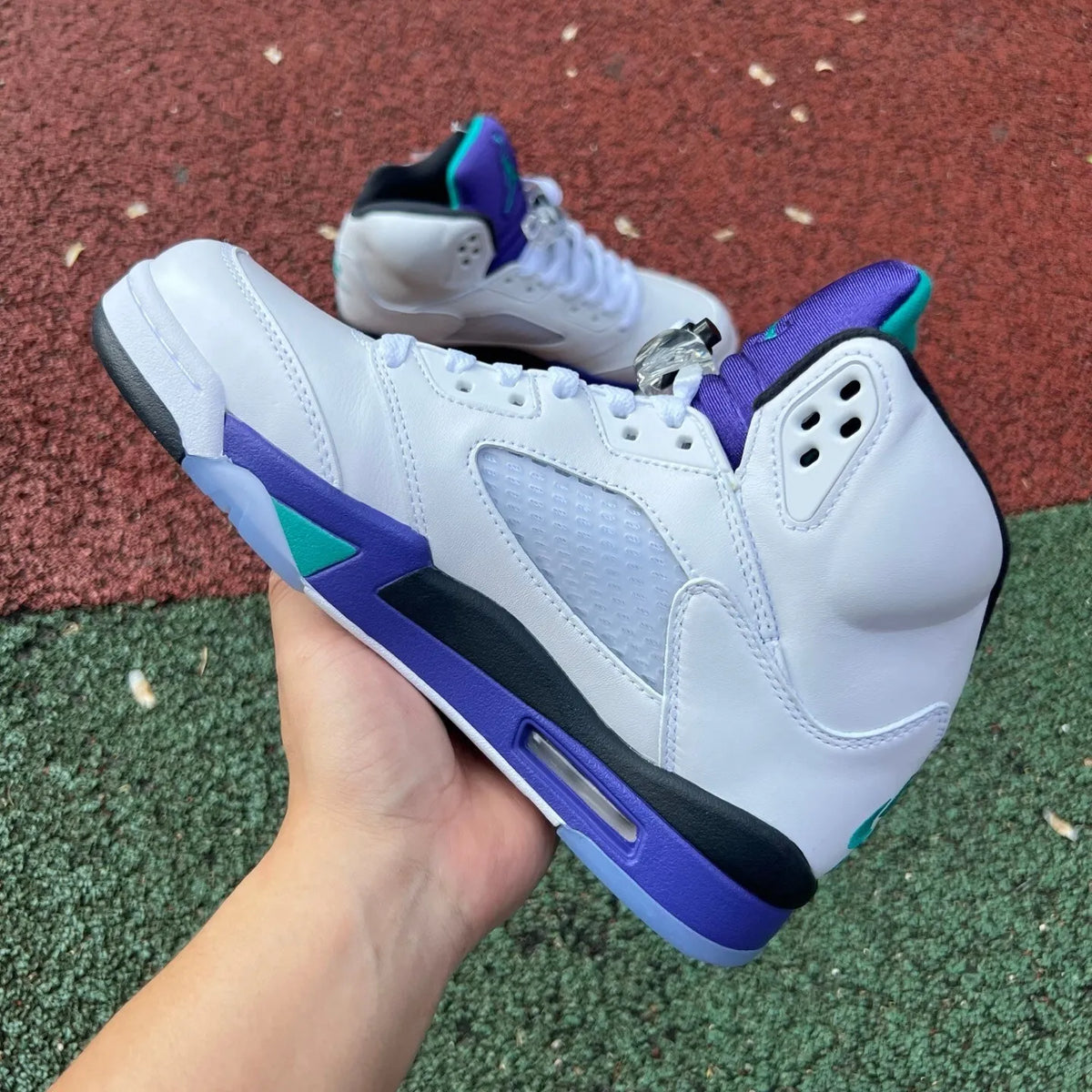 AJ 5 Grape Shoes Sneakers - nk0004187 image 6