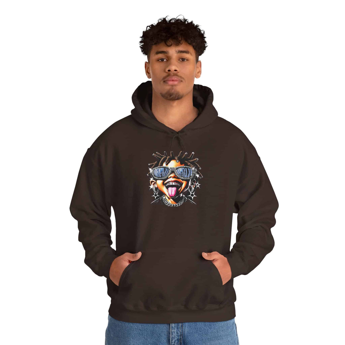 Diamond Drip Hooded Sweatshirt image 37