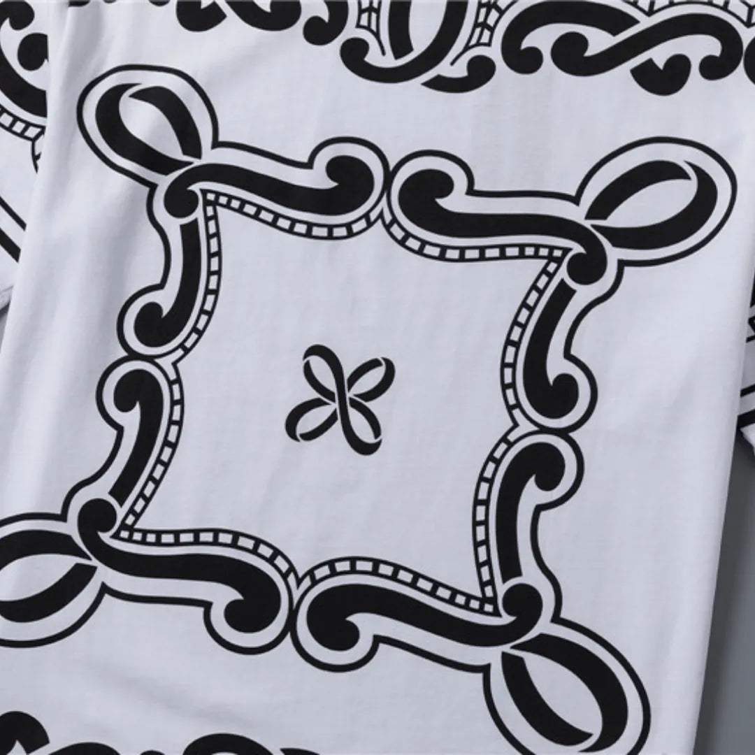 D&G Bandanna Print T-shirt in White - 106 - dng0000106 image 7