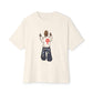 Rebel Attitude Unisex Oversized Boxy Tee - Natural, 2XL image
