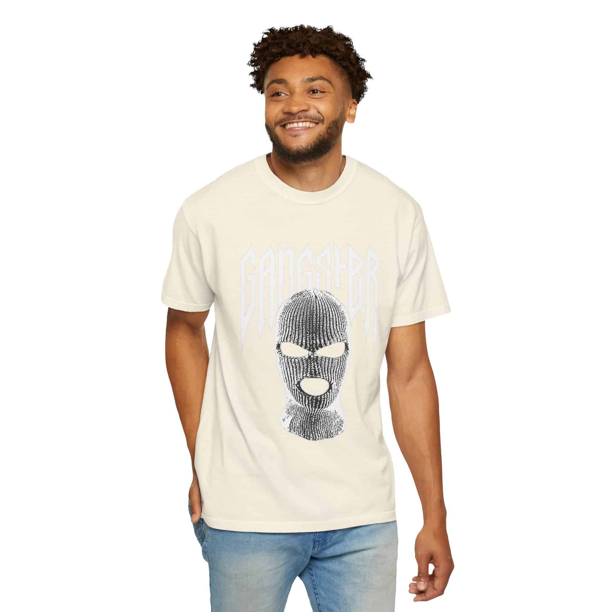 Gangster Mask Unisex Garment-Dyed T-shirt image 12