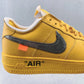 AF 1 Low OW ICA University Gold Shoes Sneakers - nk0005026 image 9