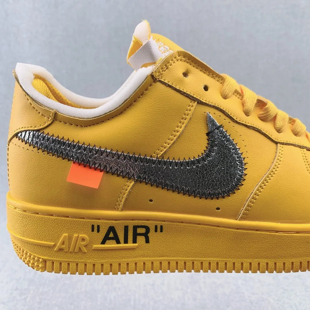 AF 1 Low OW ICA University Gold Shoes Sneakers - nk0005026 image 9