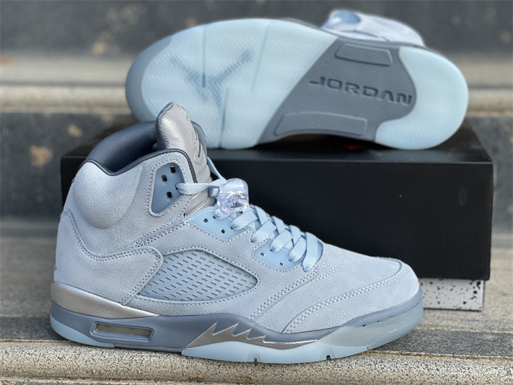 AJ 5 Retro Bluebird Shoes Sneakers - nk0001958 image 6