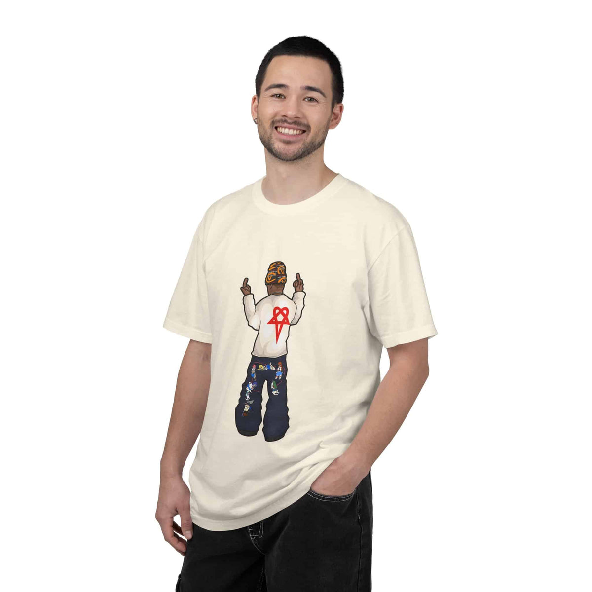Rebel Attitude Unisex Garment-Dyed T-shirt image 18