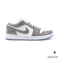 AJ 1 low customized with silver Swarovski crystal Shoes Sneakers – nk0005309 image
