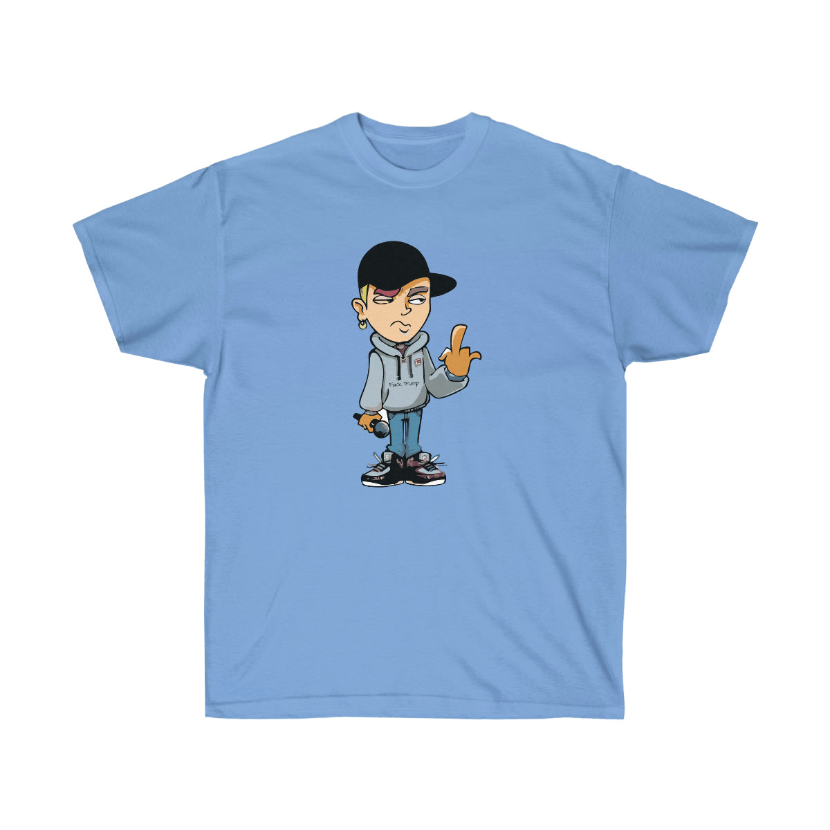 FK You Men T-Shirt - Carolina Blue, M image
