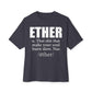 Ether Unisex Oversized Boxy Tee - Dark Grey, L image