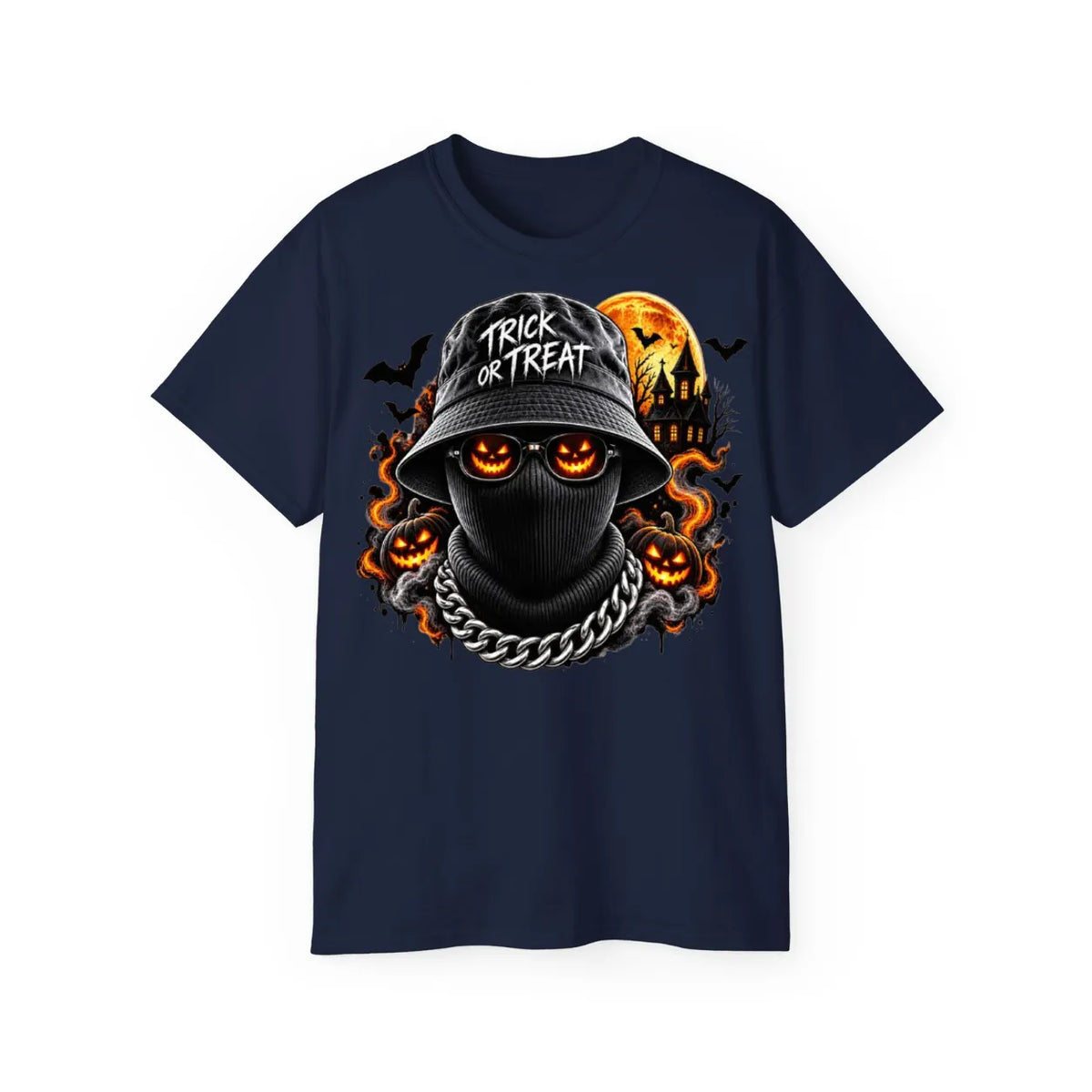 Spooky Streetwear Masked T-Shirt - POD0007 image 4