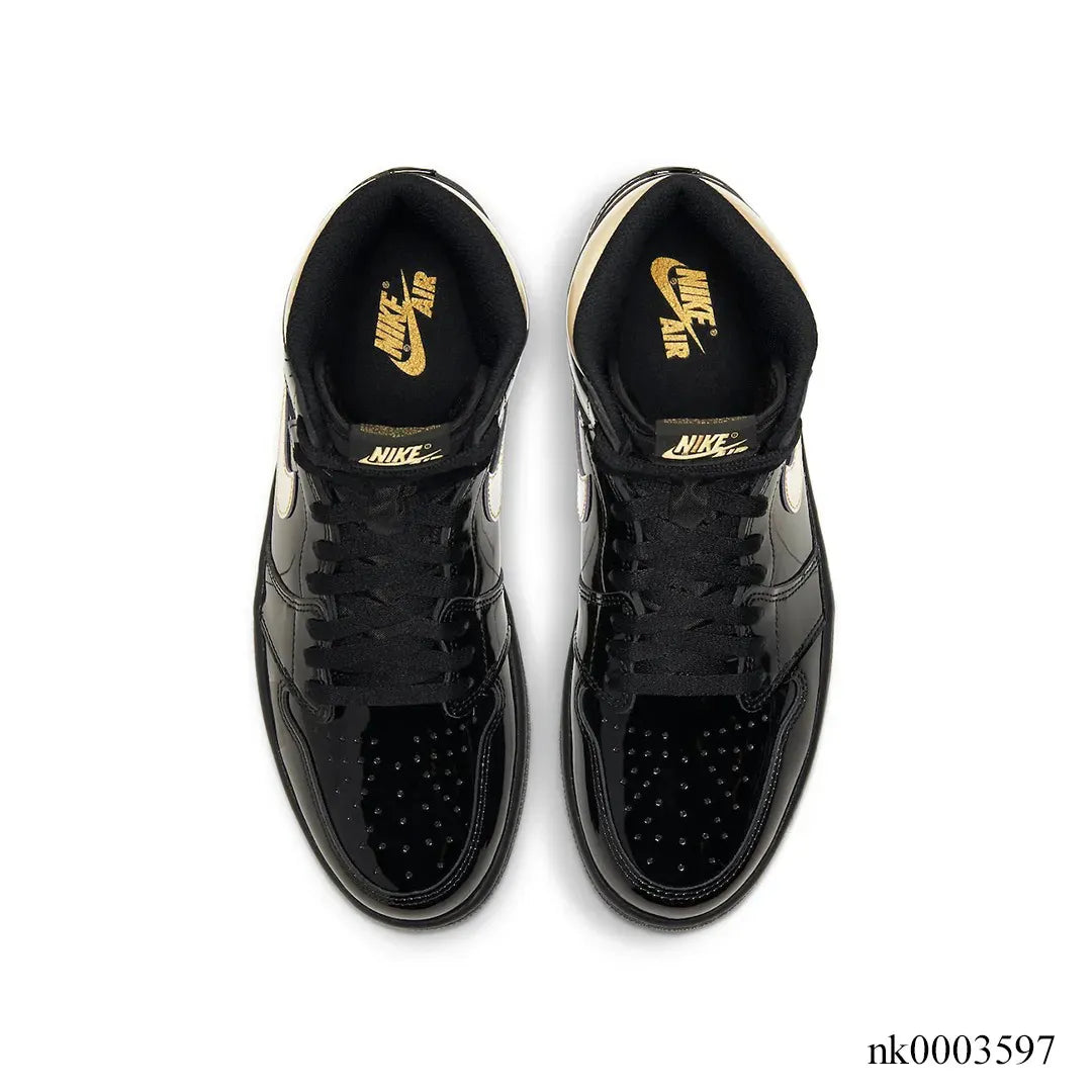 AJ 1 Retro HighBlack Metallic Gold 2020 Shoes Sneakers - nk0003597 image 3