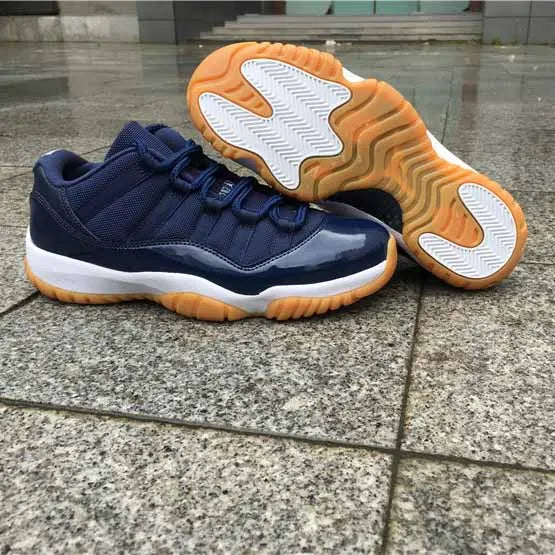 AJ 11 Retro Low Navy Gum Shoes Sneakers - nk0004099 image 8