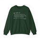 Beef Definition Crewneck Sweatshirt image
