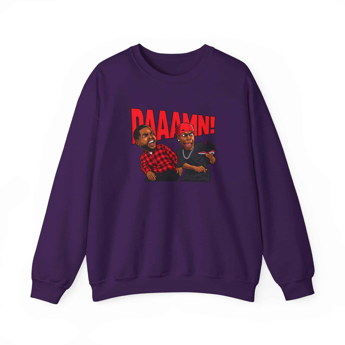 Graphic Print Crewneck Sweatshirt - POD0035 image
