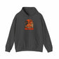 Midnight Cat Hooded Sweatshirt - XL, Dark Heather image