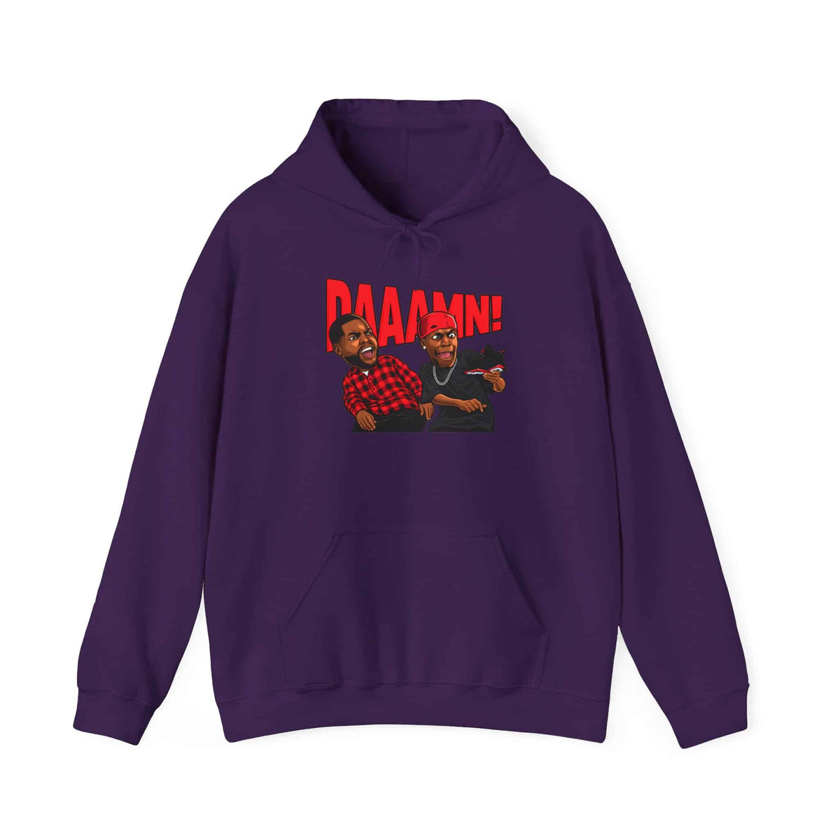 Graphic Print Hooded Sweatshirt - POD0035 image
