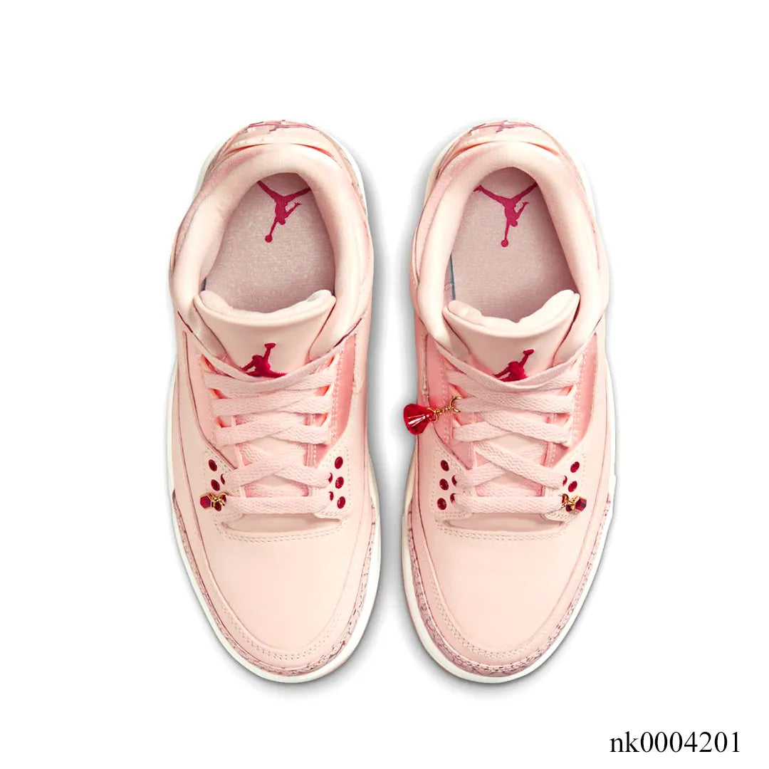 AJ 3 Valentine’s Day Shoes Sneakers - nk0004201 image 3