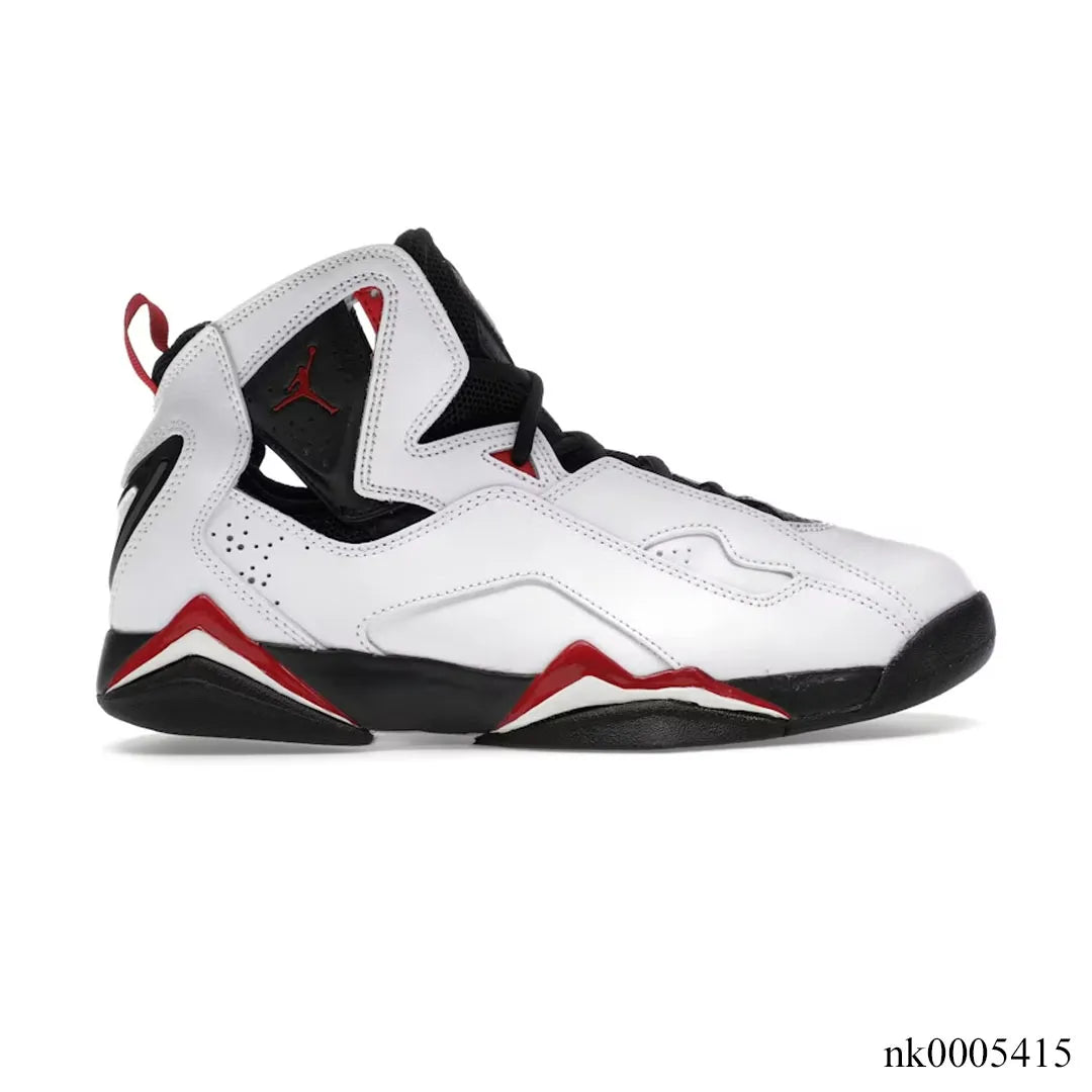 JD True Flight White Varsity Red Shoes Sneakers - nk0005415 image 0