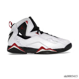 JD True Flight White Varsity Red Shoes Sneakers - nk0005415 image 0