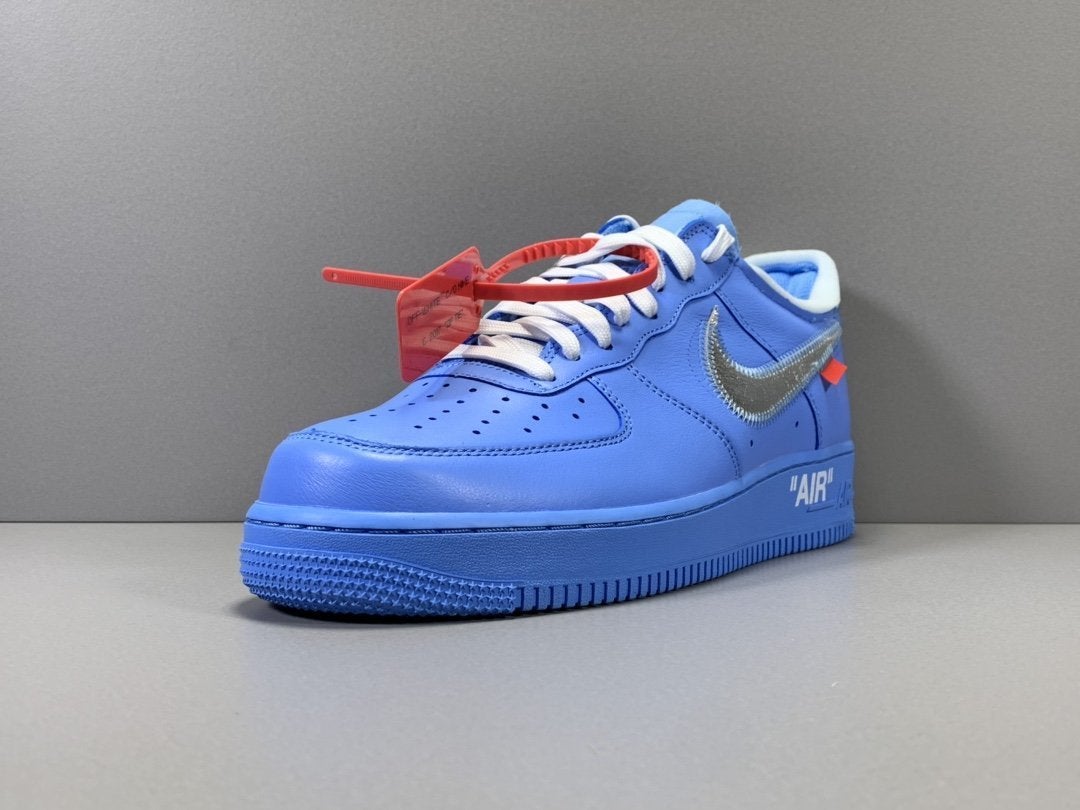 AF 1 Low OW MCA University Blue Shoes Sneakers - nk0000004 image 6