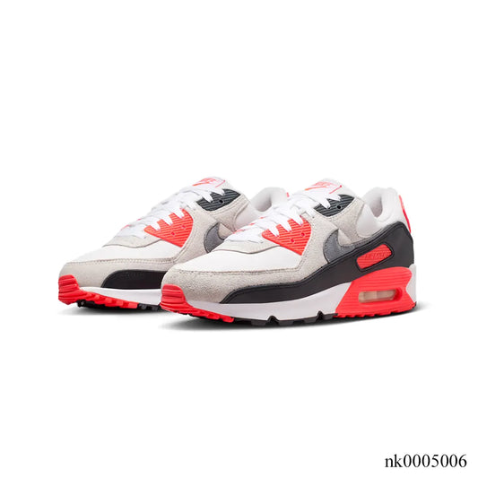 AM 90 White/Infrared 23 Shoes Sneakers – nk0005006 image 2
