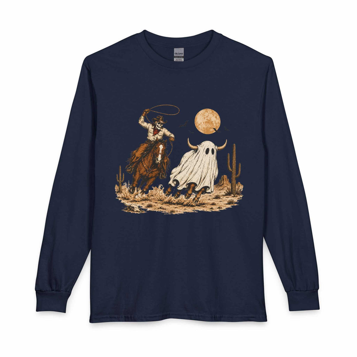 Halloween Cowboy Long Sleeve T-Shirt image