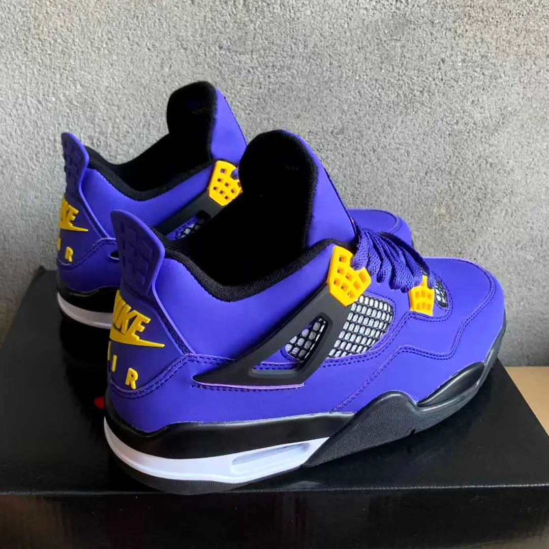 AJ 4 Imperial Purple Shoes Sneakers - nk0004548 image 7