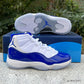 AJ 11 Blue White Shoes Sneakers - nk0003695 image 3