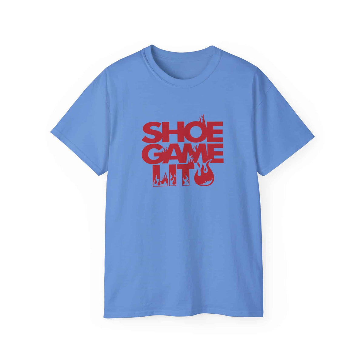 Graphic Print T-Shirt - POD0040 - XL, Carolina Blue image