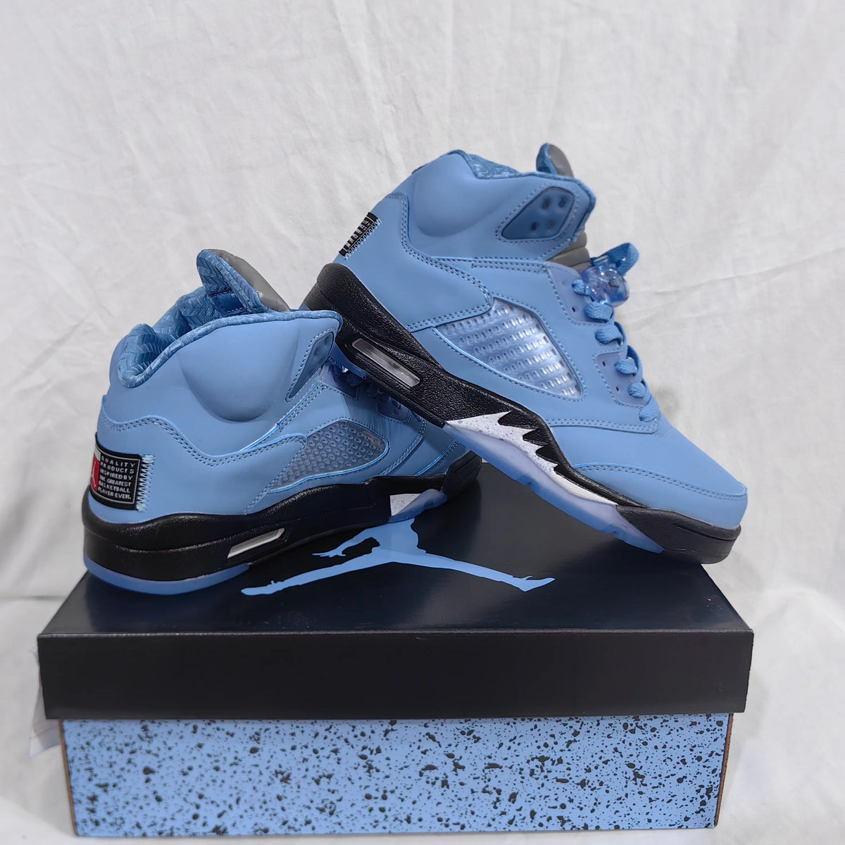 AJ 5 UNC University Blue Shoes Sneakers - nk0002350 image 10