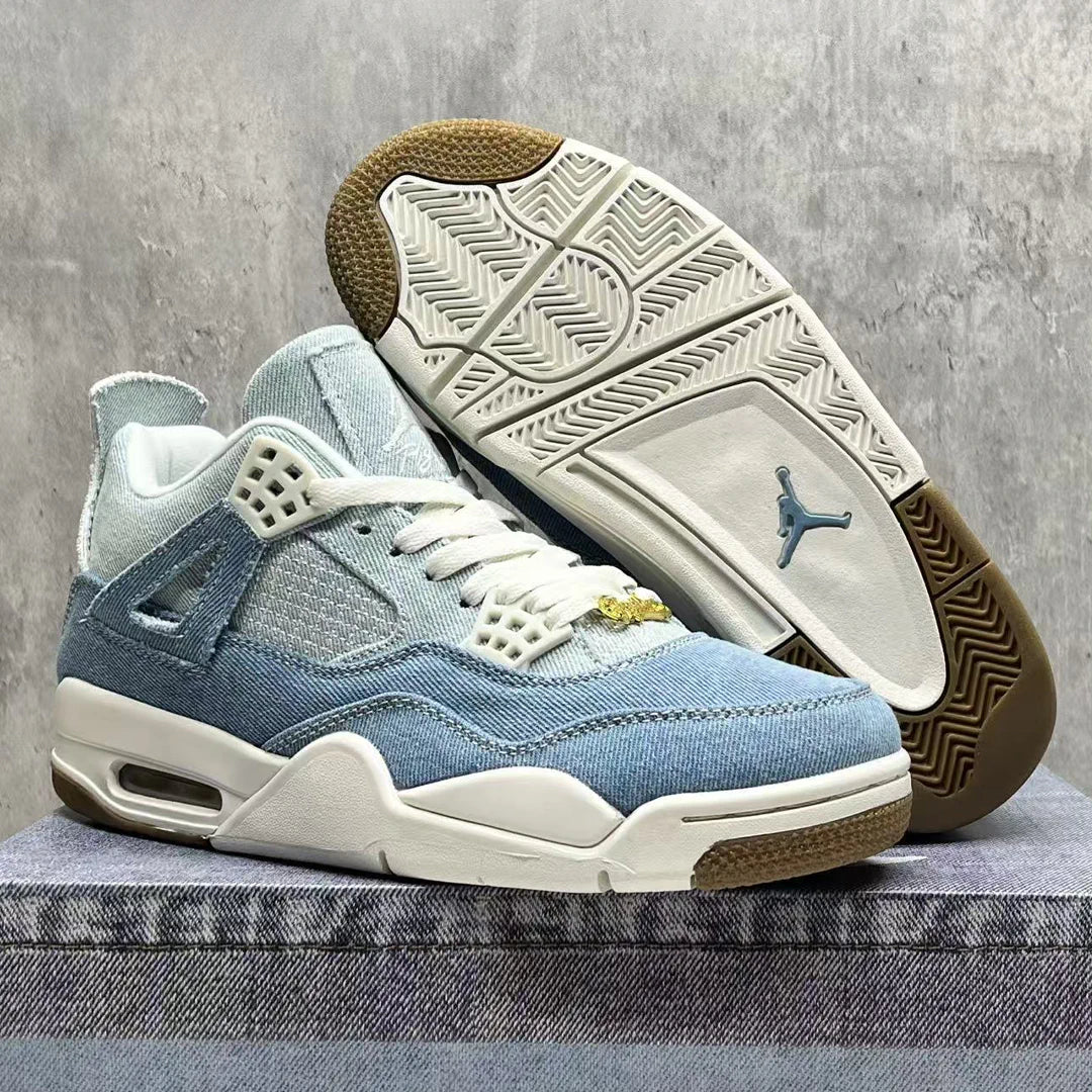 AJ 4 Denim Worn Blue Shoes Sneakers – nk0004418 image 9