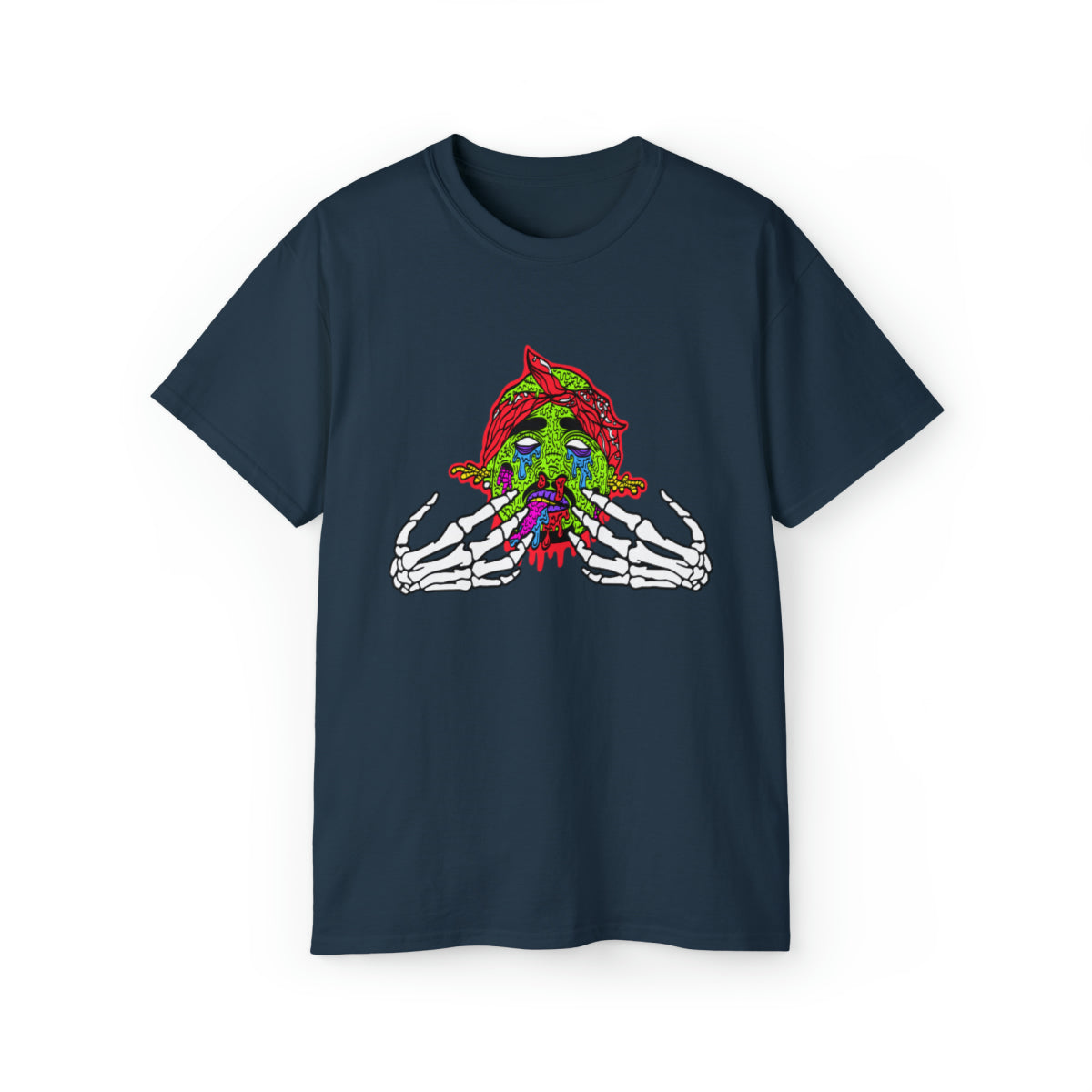 2Pac Monster  T-Shirt - Blue Dusk, 2XL image