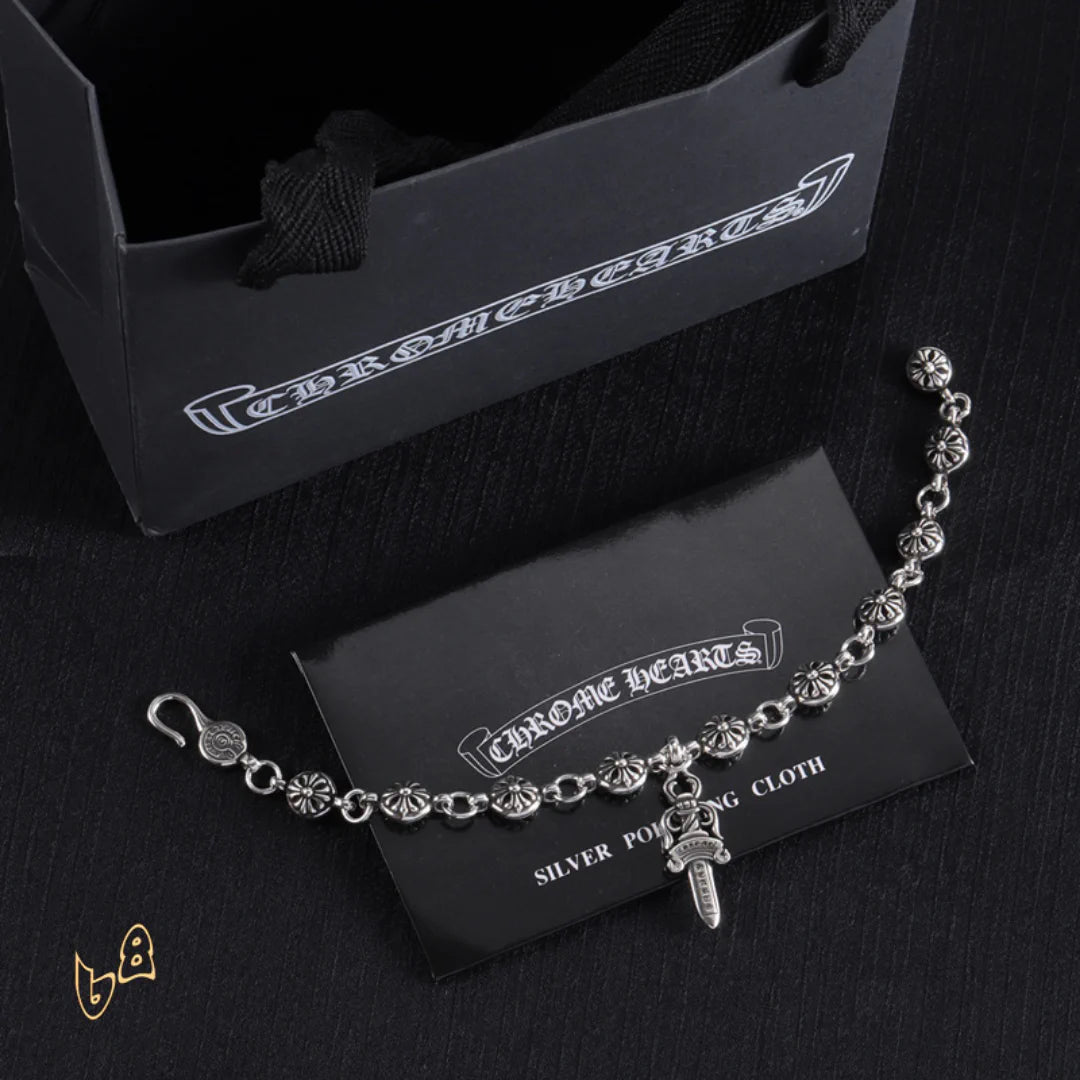 CH Cross Flower Ball Bracelet  - CH0072 image 5