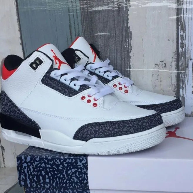 AJ 3 Retro Denim SE ‘Fire Red’ Shoes Sneakers – nk0005270 image 4