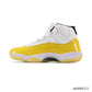 AJ 11 White Yellow Shoes Sneakers - nk0004321 image 1