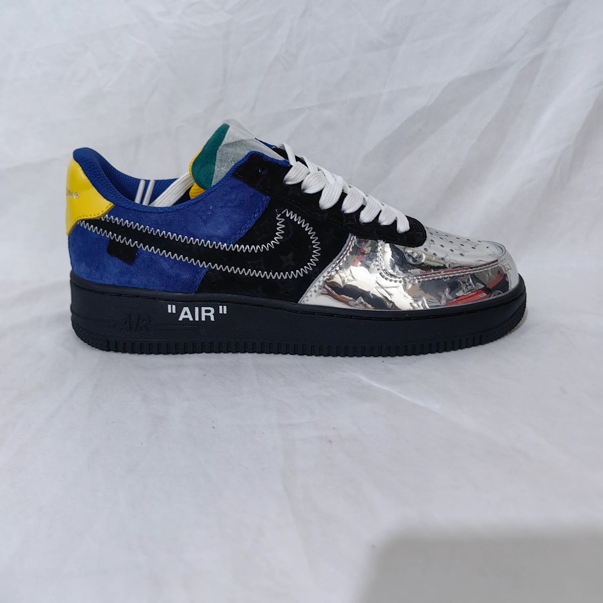 LV x AF 1 Low "Multi-Color Patchwork" Shoes Sneakers - nk0005327 image 15