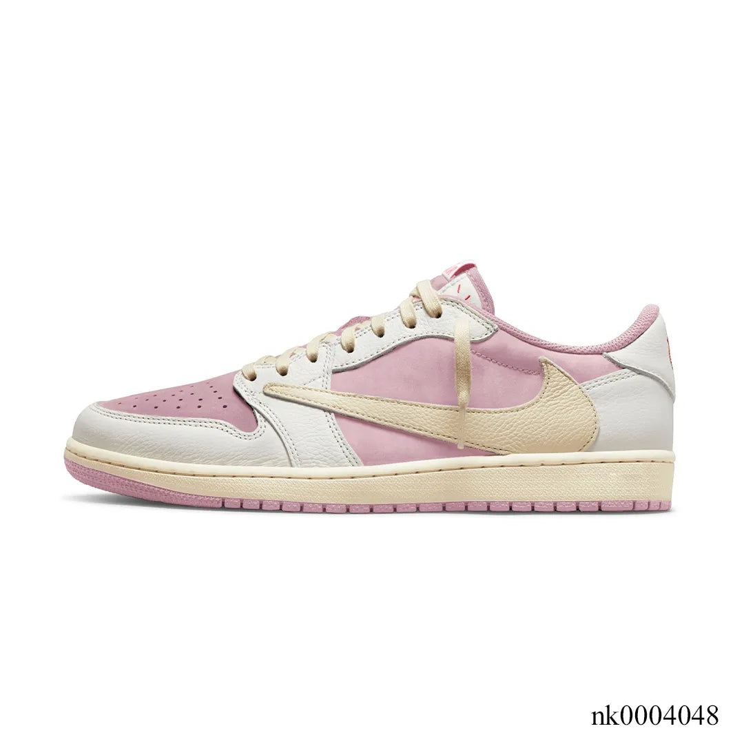 Travis Scott x AJ 1 Low OG Shy Pink Shoes Sneakers - nk0004048 image 1