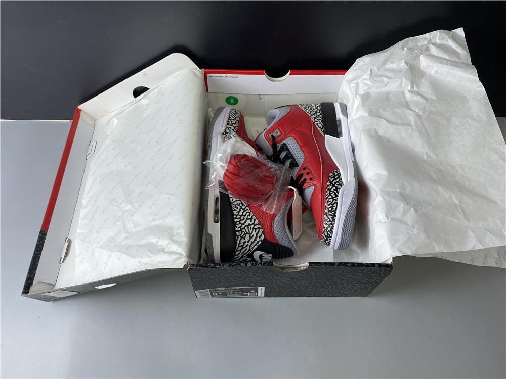 AJ 3 Retro SE Unite Fire Red Shoes Sneakers - nk0000757 image 18
