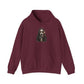 Halloween Ghostface Hooded Sweatshirt - L, Maroon image