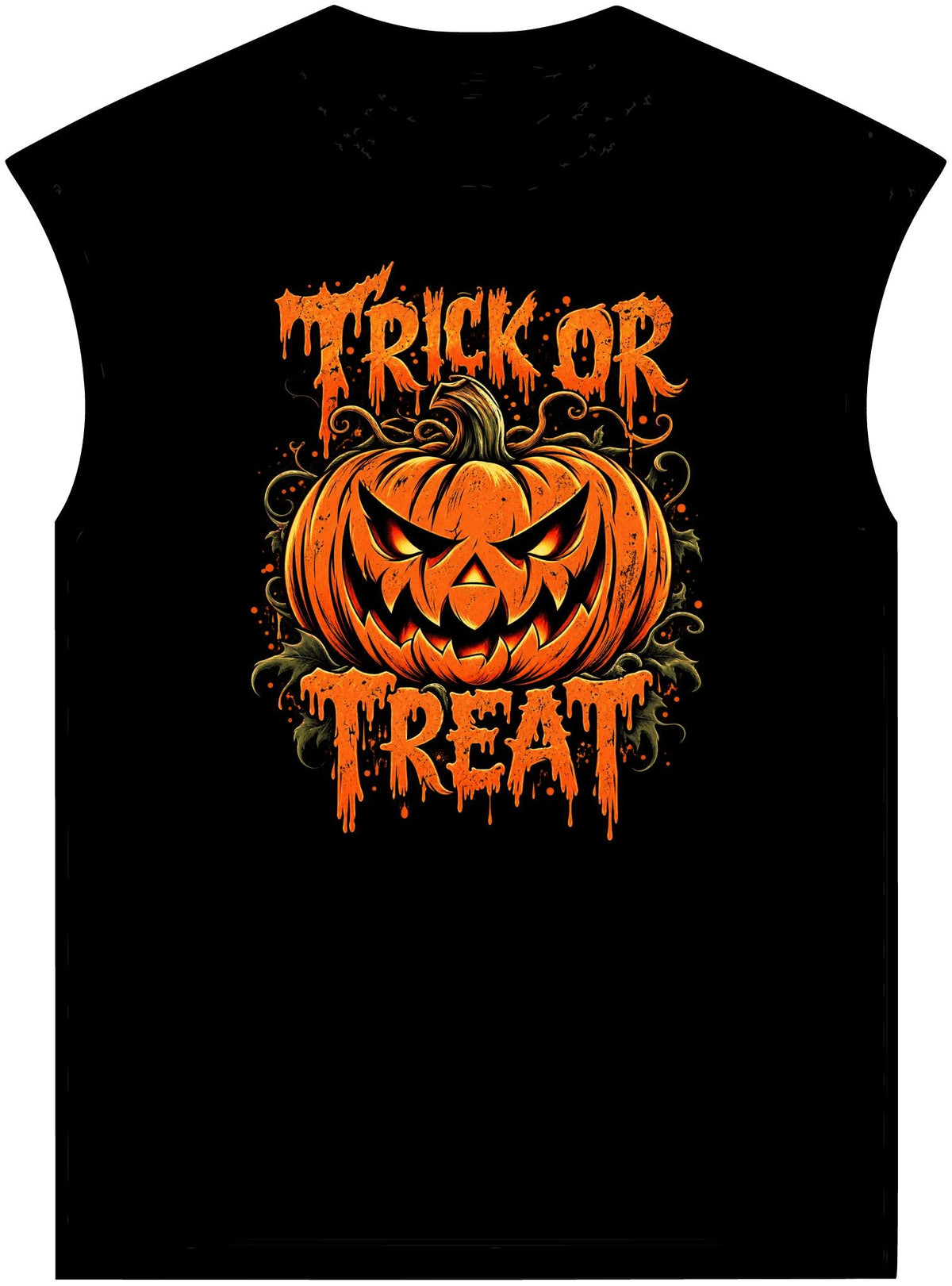 Trick or Treat Unisex Garment-Dyed Muscle Tee image
