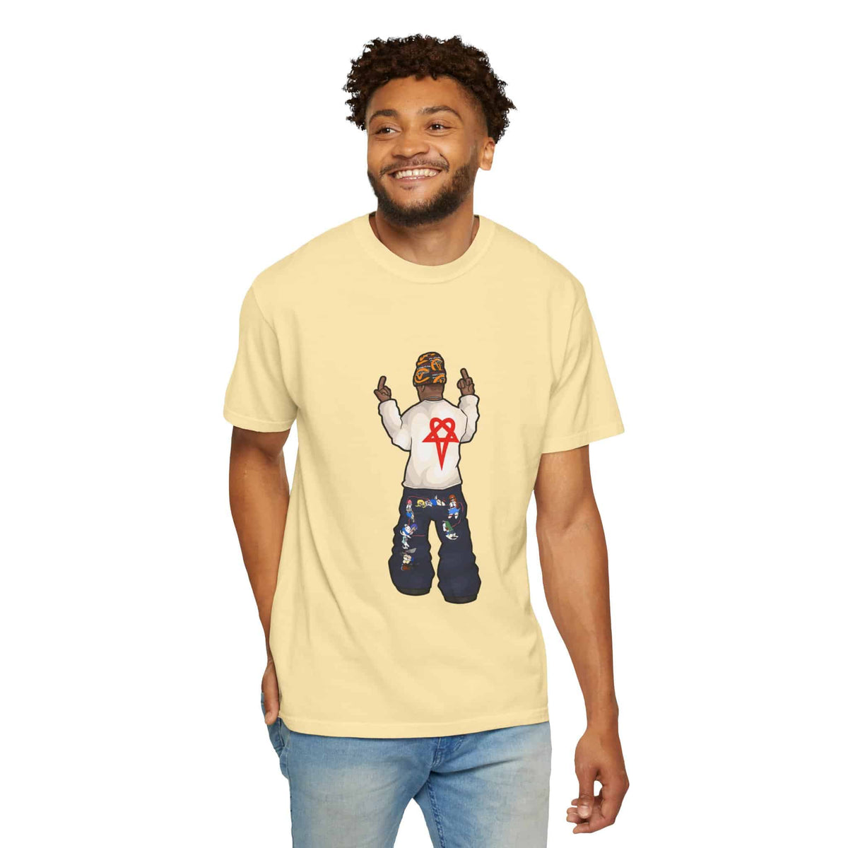Rebel Attitude Unisex Garment-Dyed T-shirt image 26