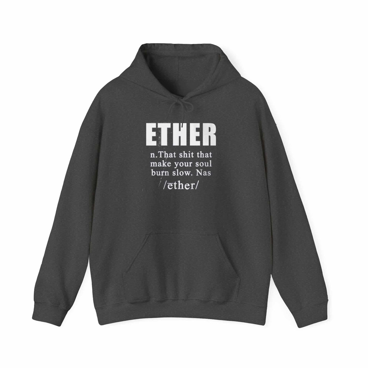 Ether Hooded Sweatshirt - 5XL, Dark Heather image