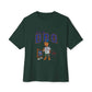 Rap Nas Live At The BBQ Unisex Oversized Boxy Tee - Forest, S image