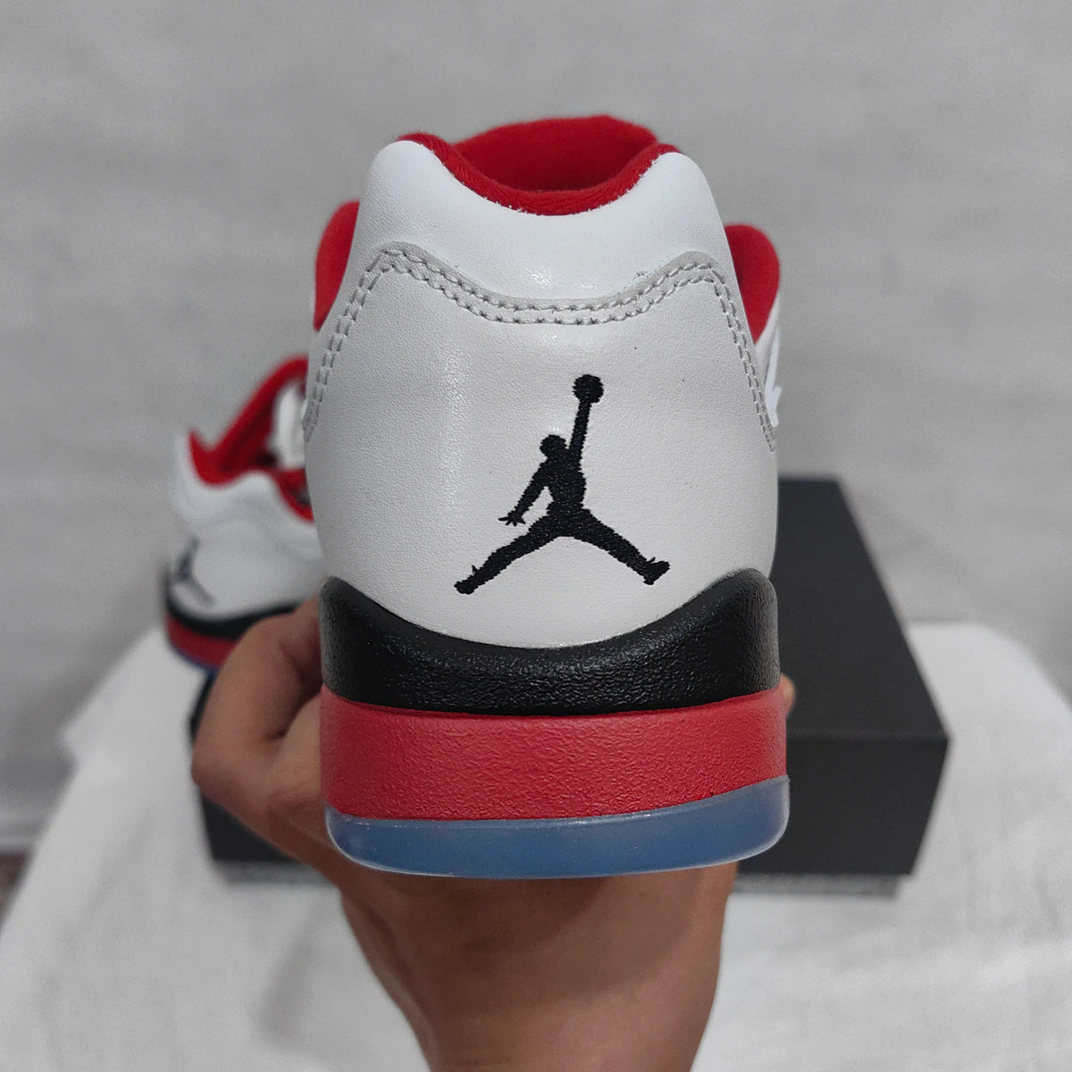 AJ 5 Retro Low Fire Red Shoes Sneakers - nk0005016 image 10