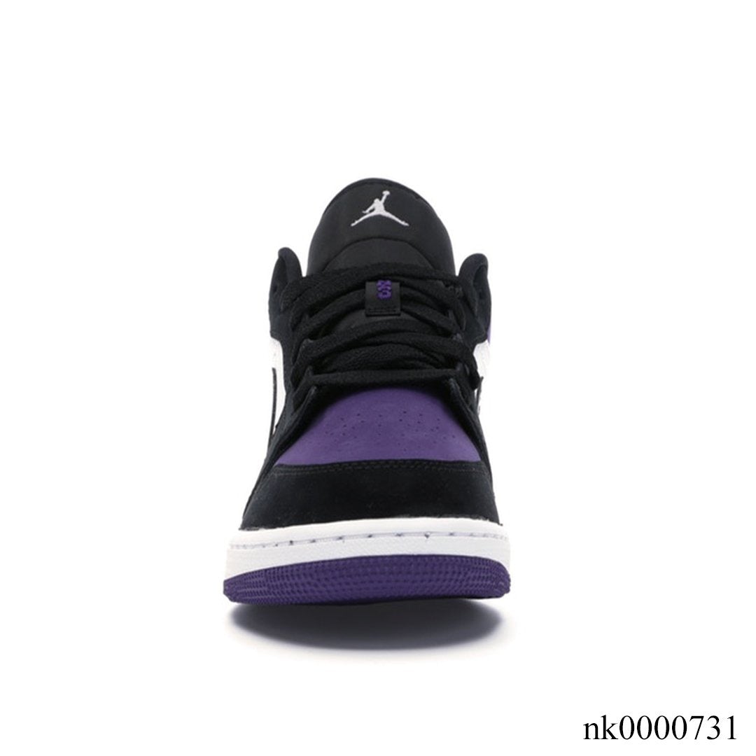 AJ 1 Low Court Purple (GS) Shoes Sneakers - nk0000731 image 2